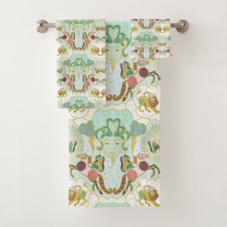 Conjunto De Toalhas Metamorfose de Pégaso com Medusa e Quimera