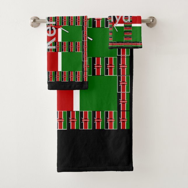 Conjunto De Toalhas Meu Belo País É Kenya Apron (Insitu)