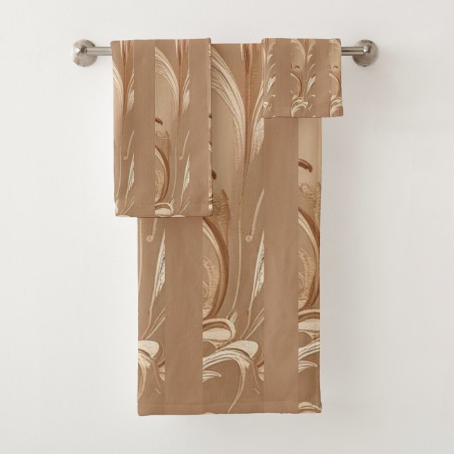 Conjunto De Toalhas Mocha Bliss (Insitu)