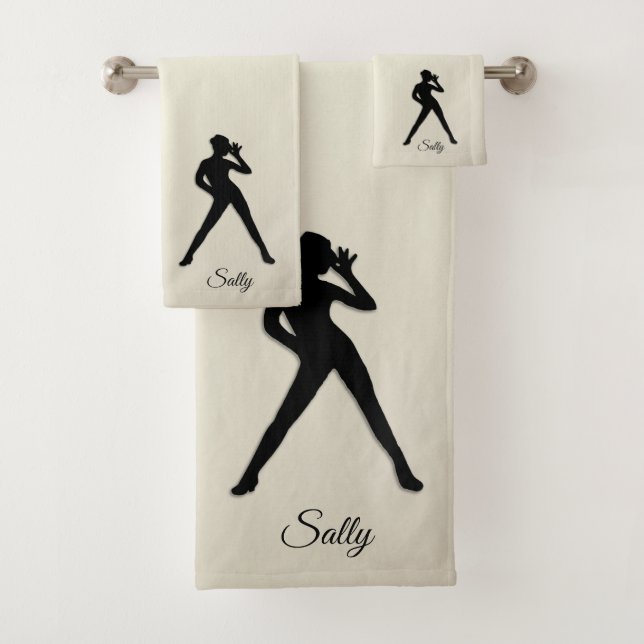 Conjunto De Toalhas Modern Dance Antique Gild (Insitu)
