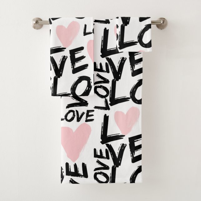 Conjunto De Toalhas Modern Love (Insitu)