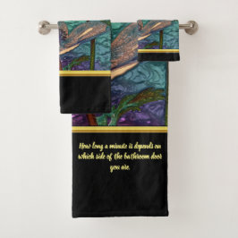 Conjunto De Toalhas Moderno romântico com monteiro de flor de vidro de