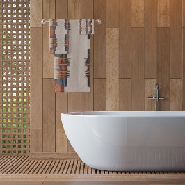 Conjunto De Toalhas Moderno Taupe Denim e Feira