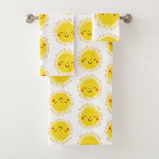 Conjunto De Toalhas Moghrey mie ghrian (luz do sol) (Insitu)