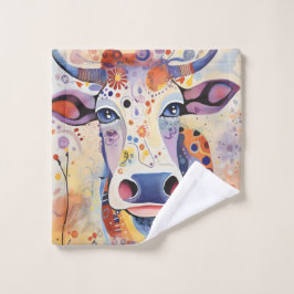 Conjunto De Toalhas Molho Branco, Cor-de-Água, Cor Azul