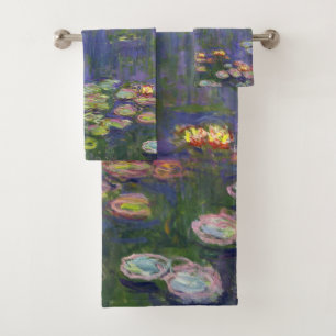 Conjunto De Toalhas Monet Water Lily - Pintura de plataforma