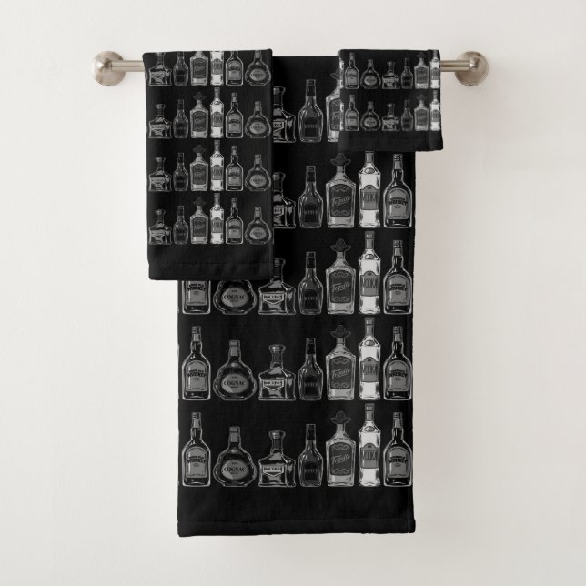 Conjunto De Toalhas Monocromo de Bar Aberto (Insitu)