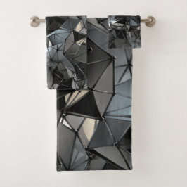 Conjunto De Toalhas monocromo infinito :
