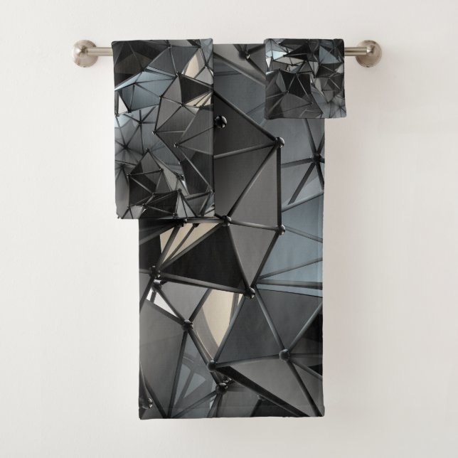 Conjunto De Toalhas monocromo infinito : (Insitu)