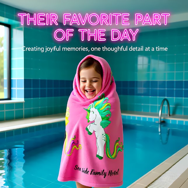 Conjunto De Toalhas Monograma moderno e romântico do Unicórnio Cute (Criador carregado)