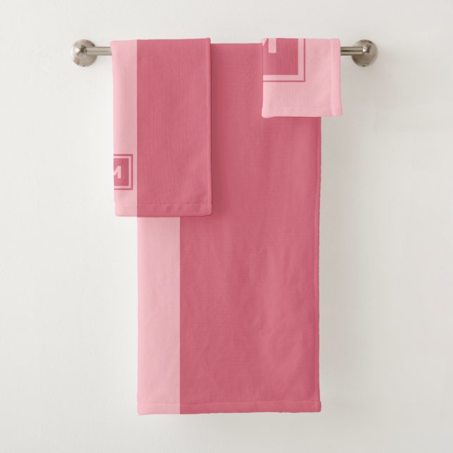 Conjunto De Toalhas Monograma Personalizado (Insitu)