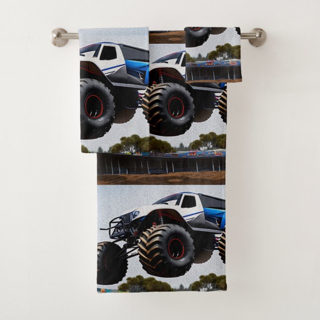 Conjunto De Toalhas Monster Truck Launch (Insitu)