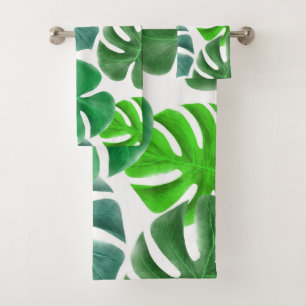 Conjunto De Toalhas Monstera