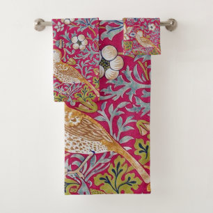 Conjunto De Toalhas Morango - Ladrão, William Morris