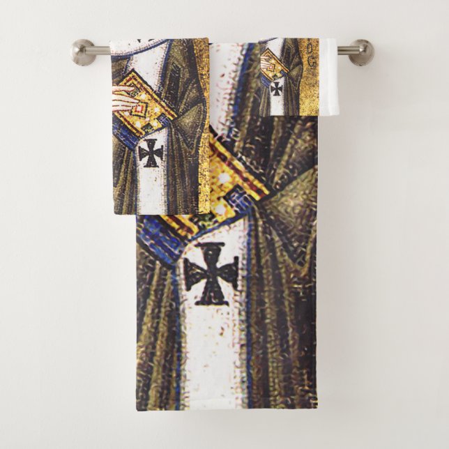Conjunto De Toalhas Mosaico de São Basílio Magno (Insitu)