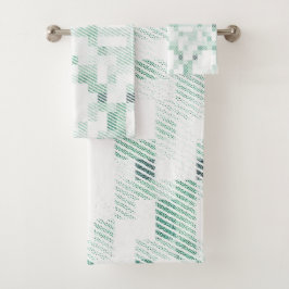 Conjunto De Toalhas Mosaico Geométrico