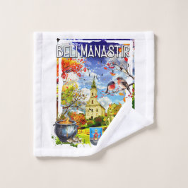 Conjunto De Toalhas Mosteiro Branco