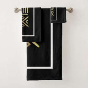 Conjunto De Toalhas Motif Africano