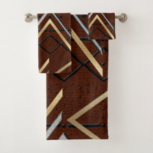 Conjunto De Toalhas Motif Afrocêntrico Contemporâneo