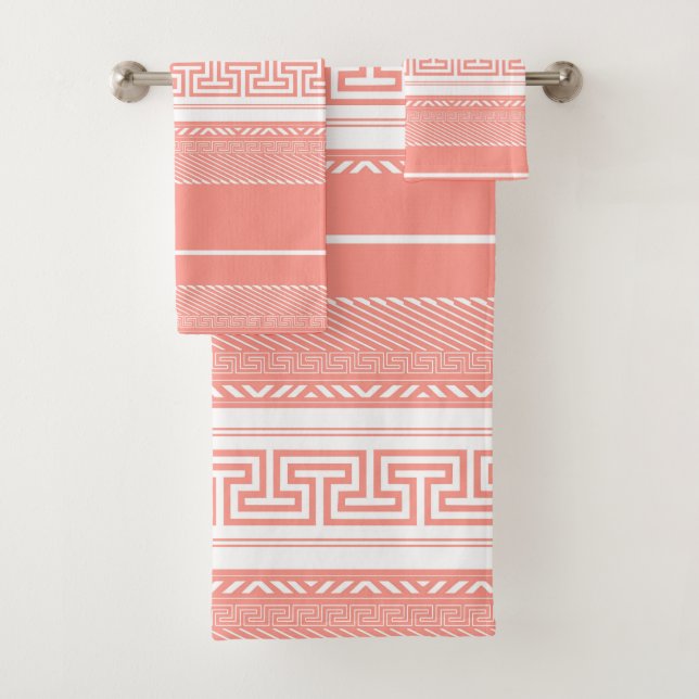 Conjunto De Toalhas Motif da chave grega (Insitu)