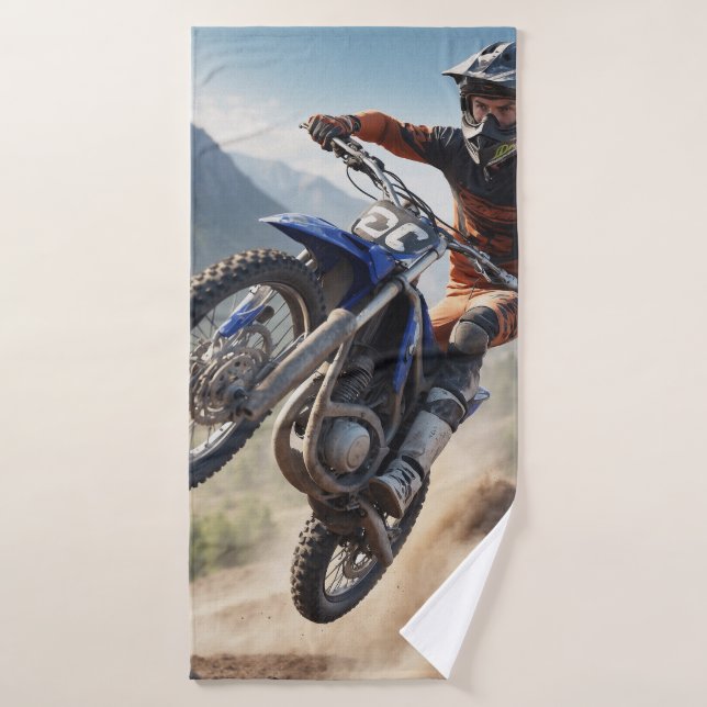 Conjunto De Toalhas Motocross Energy! (Toalha de Banho)
