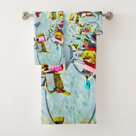 Conjunto De Toalhas Muito amor! Amor fecha para amor eterno