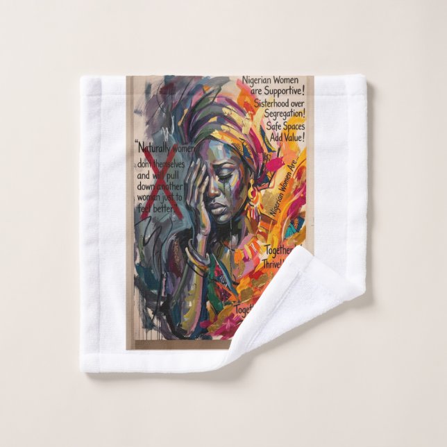 Conjunto De Toalhas Mulheres AFRICANAS (Pano de lavar)