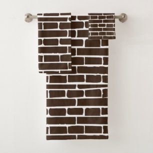 Conjunto De Toalhas Muro de tijolos