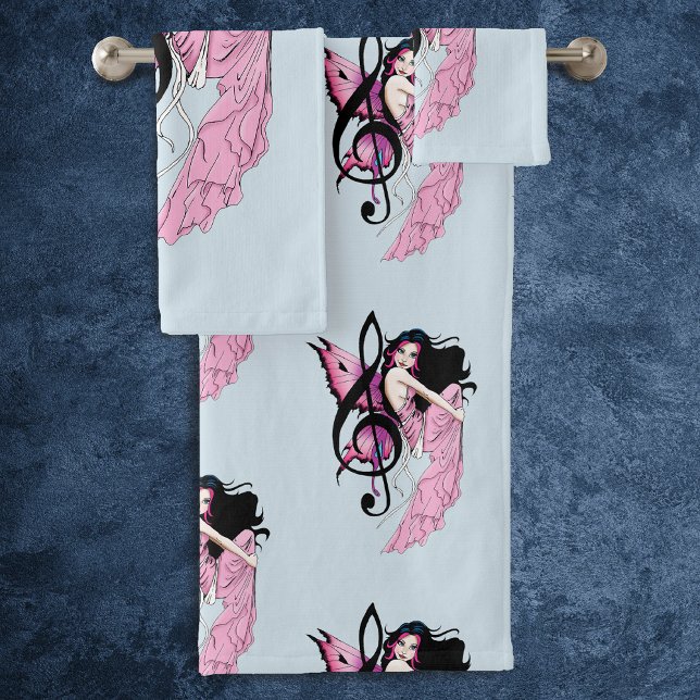 Conjunto De Toalhas Music Note Fairy (Criador carregado)