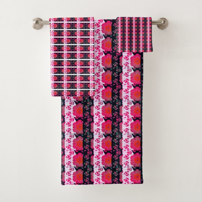 Conjunto De Toalhas Música de fundo geométrica de Abstrato elegante (Insitu)