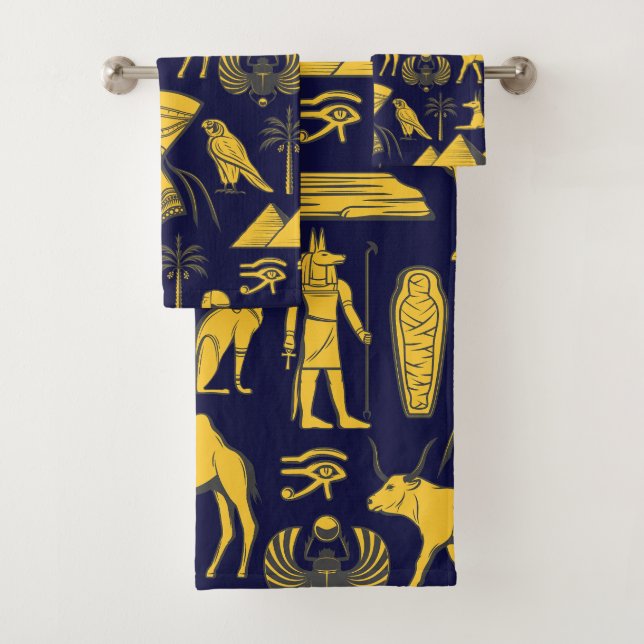 Conjunto De Toalhas Mysteries of Egypt (Insitu)