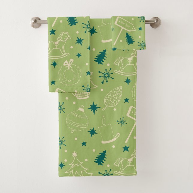 Conjunto De Toalhas Natal (Insitu)