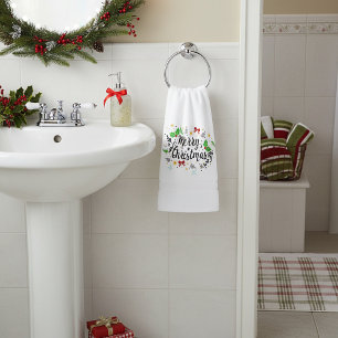 Conjunto De Toalhas Natal Alegre Festivo  