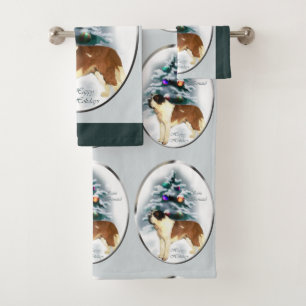 Conjunto De Toalhas Natal de St Bernard