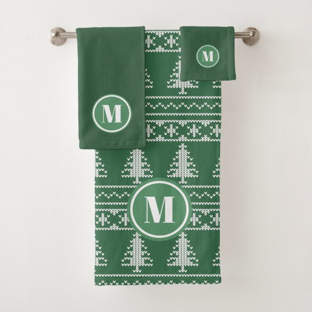 Conjunto De Toalhas Natal do Nórdico Verde (Insitu)