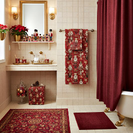 Conjunto De Toalhas Natal dos Nozes Vermelhos