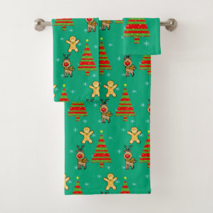 Conjunto De Toalhas Natal festivo