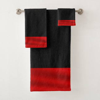 Conjunto De Toalhas Natal Vermelho e Negro