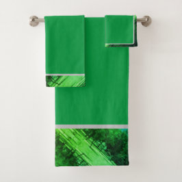 Conjunto De Toalhas Nature Bath Towers Set var