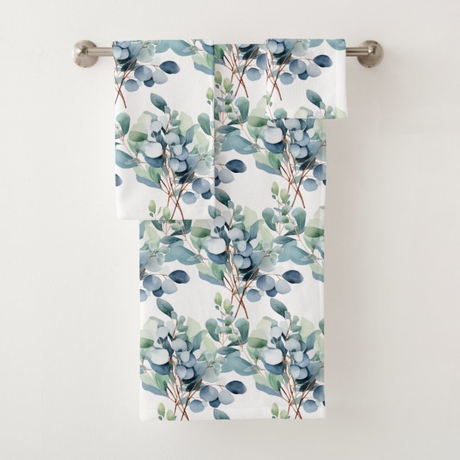 Conjunto de Toalhas Natureza Botânica Verde (Insitu)
