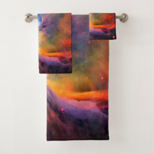 Conjunto De Toalhas Nebulosa de Órion Espaço Galáxia alto contraste