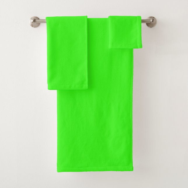 Conjunto De Toalhas Neon Green (Insitu)