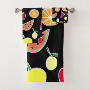 Conjunto De Toalhas Neon Magic Tropic Radiante