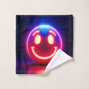 Conjunto De Toalhas Neon Smile: Feliz Brilho