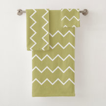 Neutrale Töne Khaki mit weißen Zacken