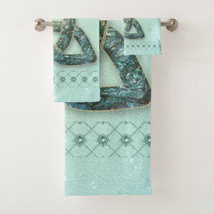 Conjunto De Toalhas Nó celta elegante