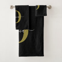 Nome com Letra Maiúscula Personalizada Preto Branc