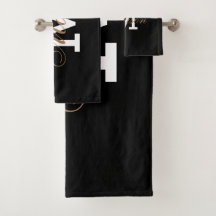 Nome do Monograma de Tendência Dourada Clássica Pr