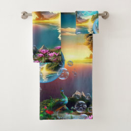 Conjunto De Toalhas Nosso Sol é uma Estrela e um Giver da Vida