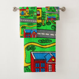 Conjunto De Toalhas Nostalgia da década de 90, nostalgia da estrada de